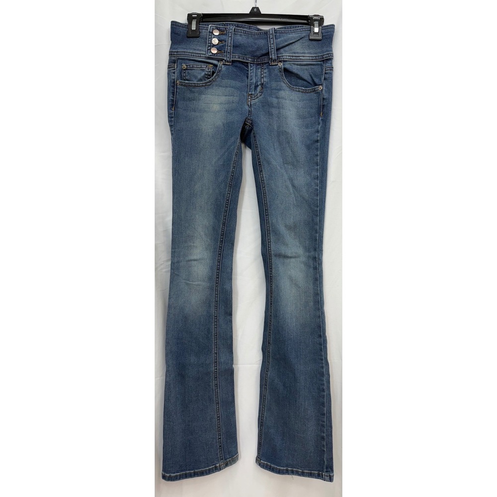 Urban Outfitters BDG Belted Flare Jeans Womens 26x32 HEM FLAW